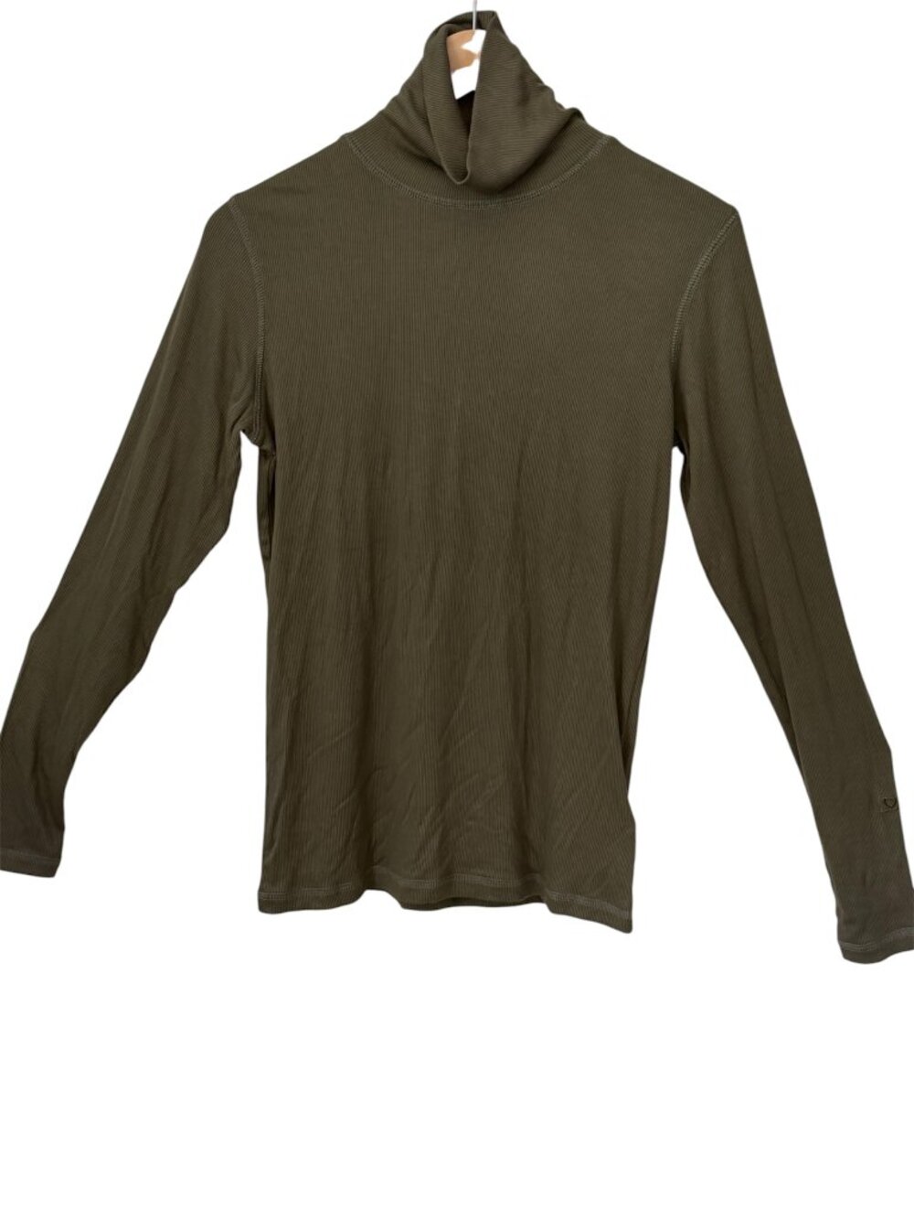 NWT Daily Sports Sweden Ancona Ribbed Long Sleeve Roll-Neck Collar Olive Green M